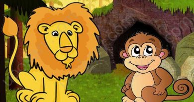 lion and monkey tale