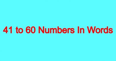 41-to-60-Numbers-In-Words