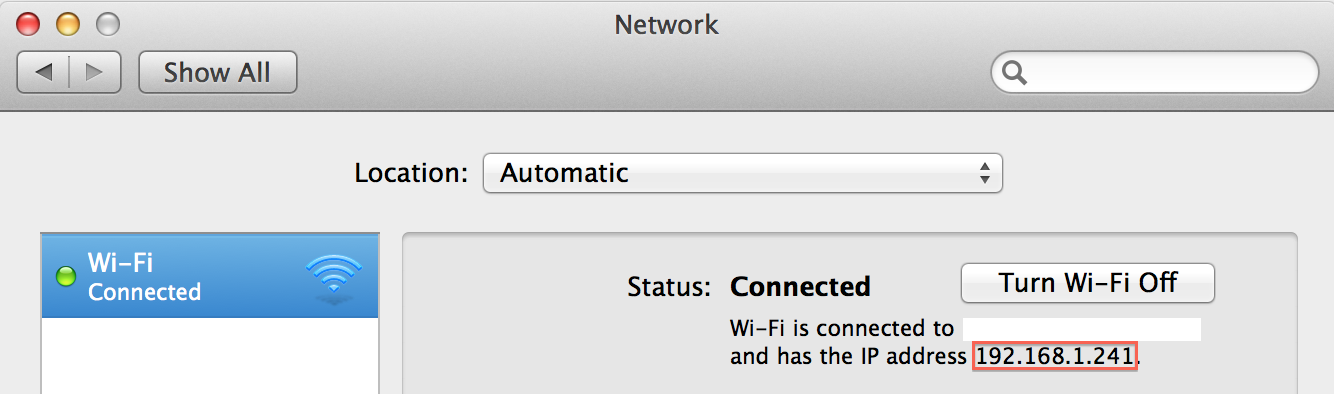 mac network screen
